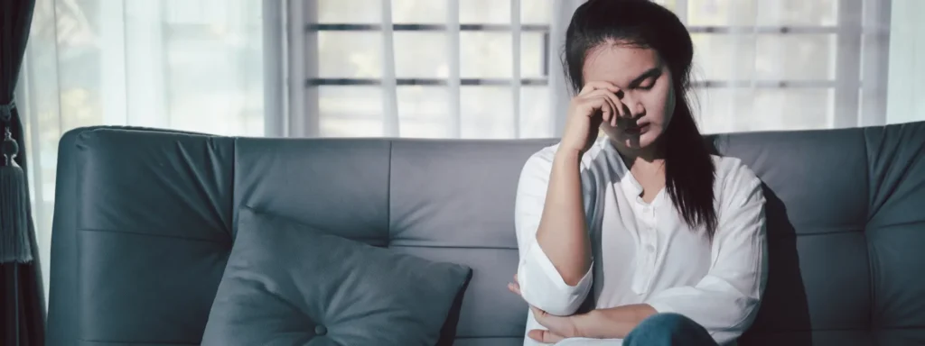 Signs of mental illness in women and emotional exhaustion